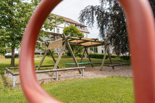 Außenbereich des Schulkindergarten Pusteblume